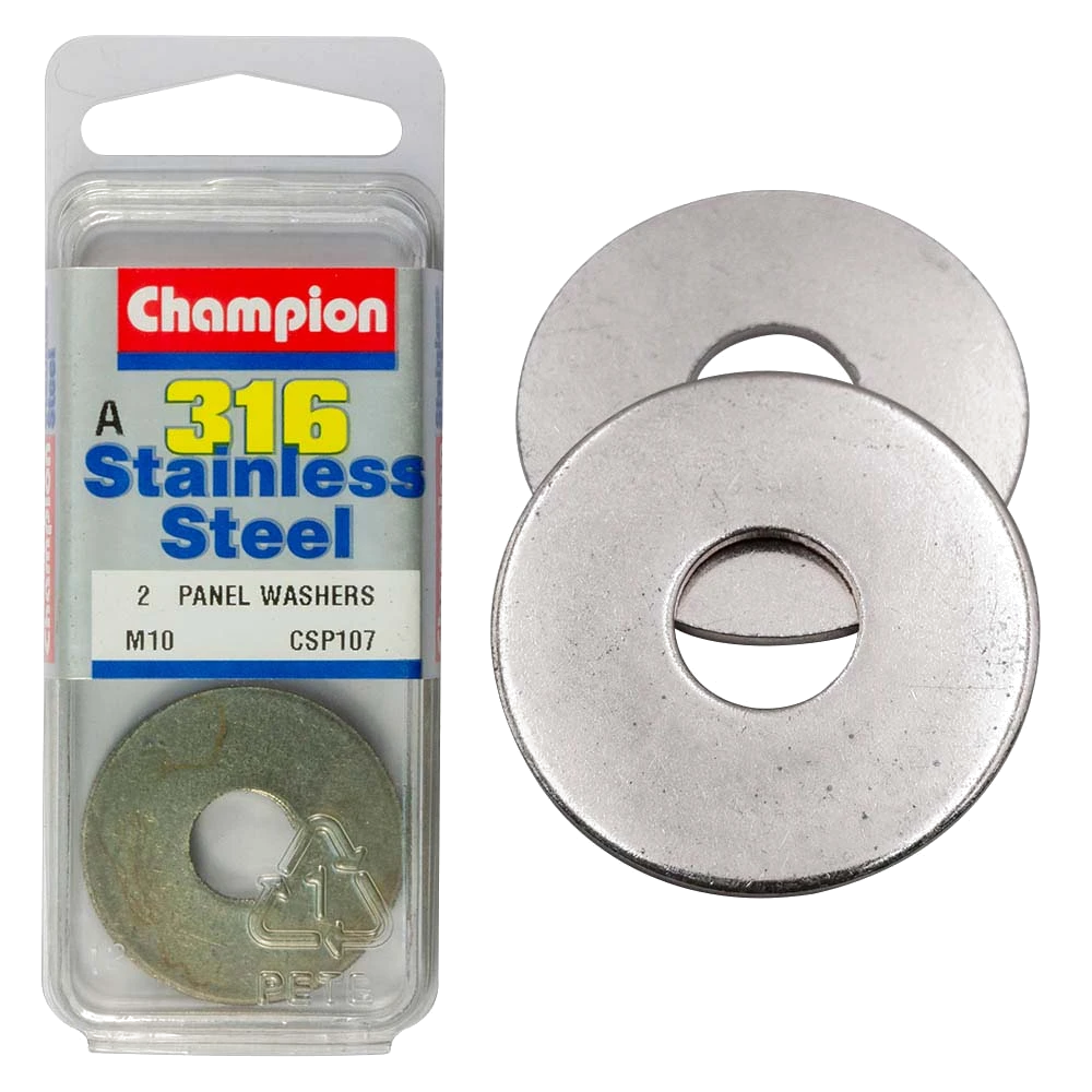 Champion 10mm Panel Washer - 316/A4 (A)