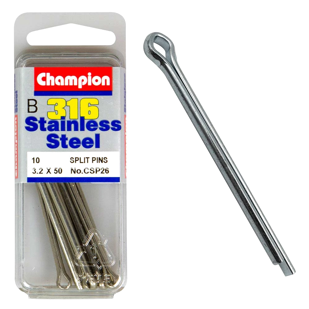 Champion 316/A4 Split Pin 3.2 x 50mm (B)