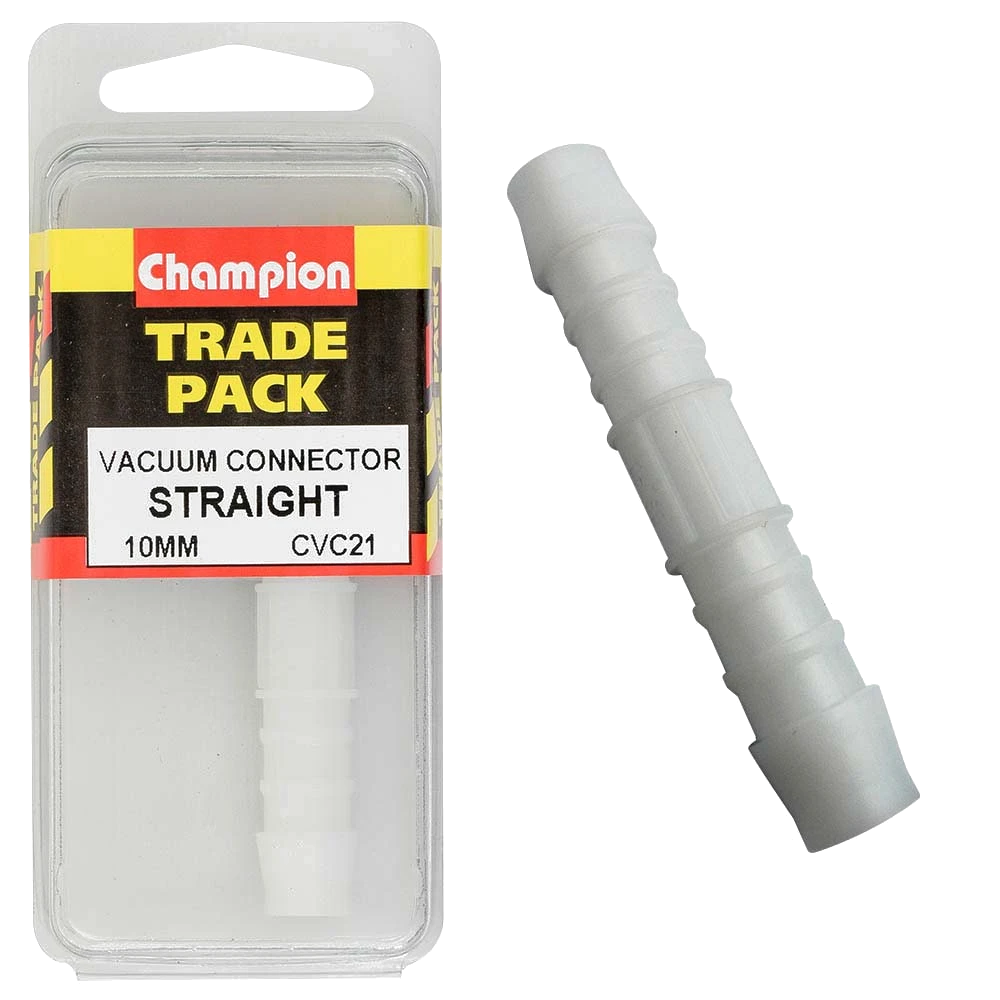 Champion Vacuum Hose - Straight Connector 10mm