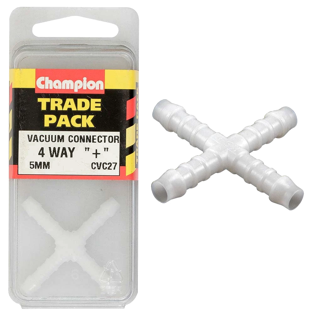 Champion Vacuum Hose - 4 Way x Piece 5mm