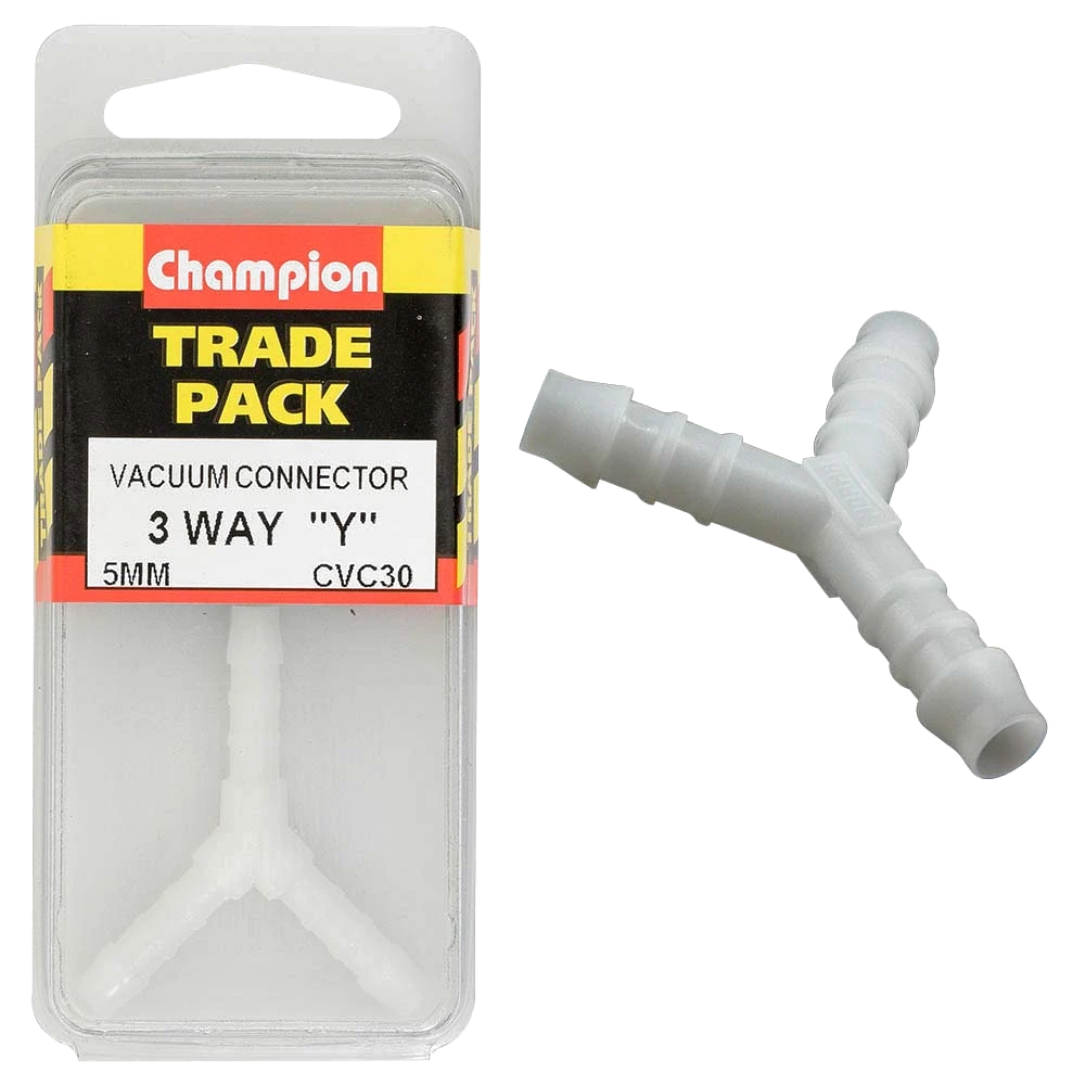Champion Vacuum Hose - 3-Way  Y  Piece 5mm