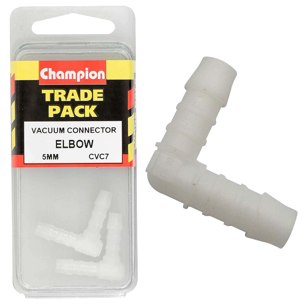 Champion Vacuum Hose - 90 Deg Elbow 5mm