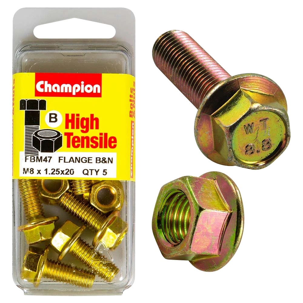 Champion Flange Bolt M8 x 20 (B) - GR8.8