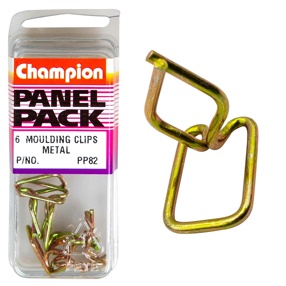 Champion Universal Metal Moulding Clip -6pk****