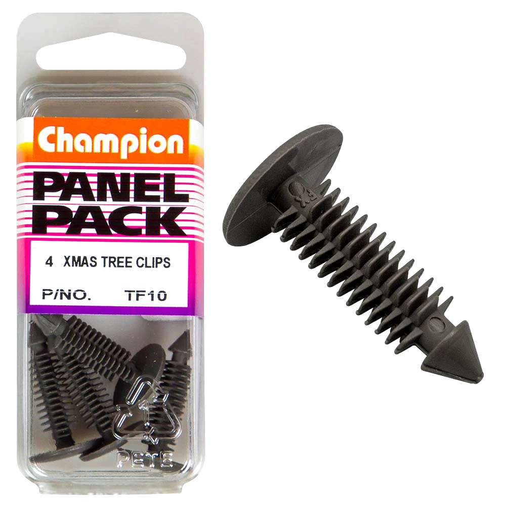 Champion Xmas Tree Clip Grey 16mm HD x 22mm -1pk