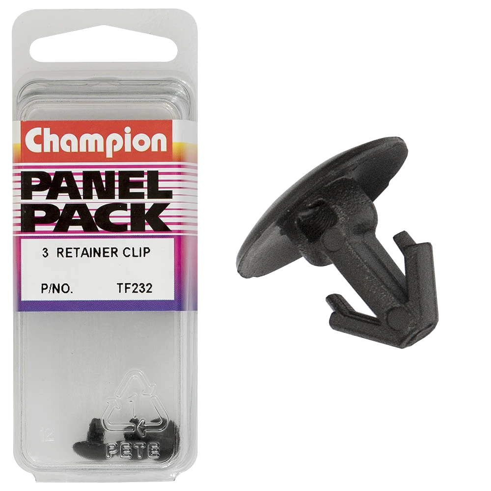 Champion Retainer Clip 7mm(L) 9mm(HD) 3pk
