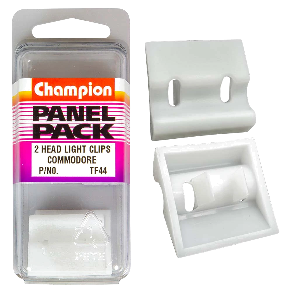 Champion Holden Commodore HD Light Clip White -2pk**