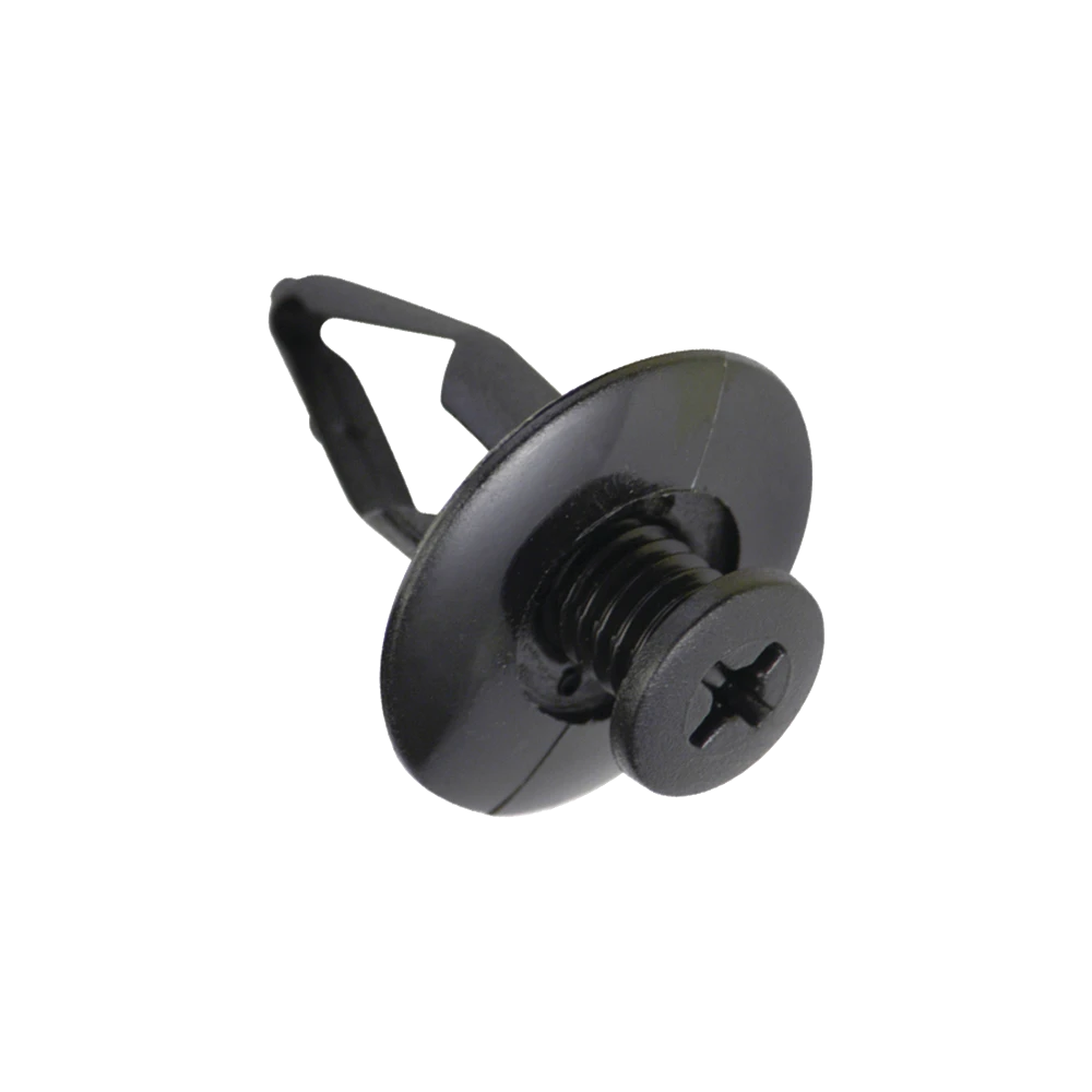 Champion Scrivet Clip Black 20mm Head x 18mm (50pk)