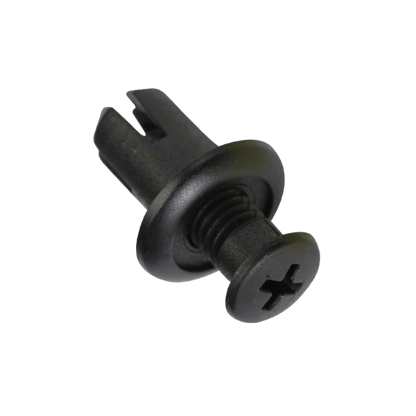 Champion Scrivet Clip Black 15mm Head x 20mm - 50pk