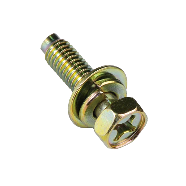 Champion M6 x 20mm Sems Hex /PH Bolt W/Spring & Flat Washer