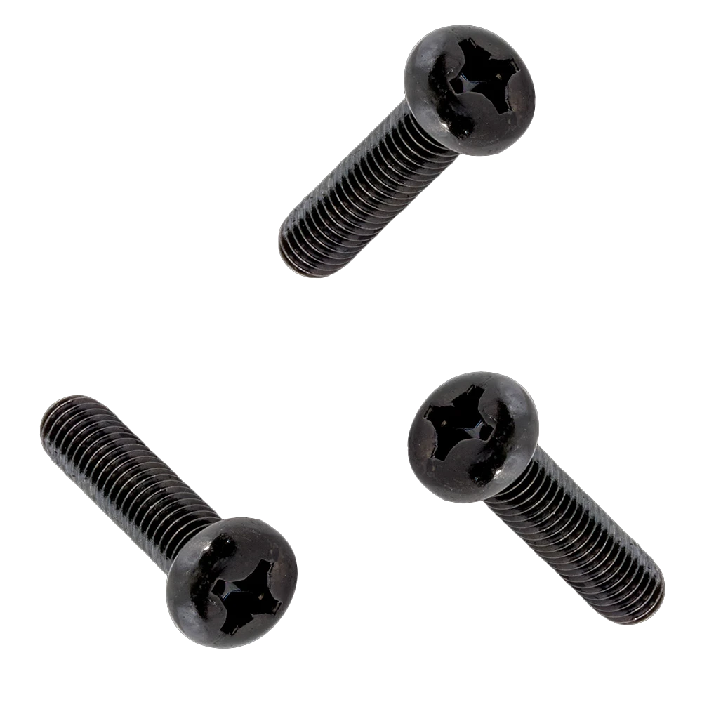 Champion M6 x 16mm Black Machine Screws 100pk