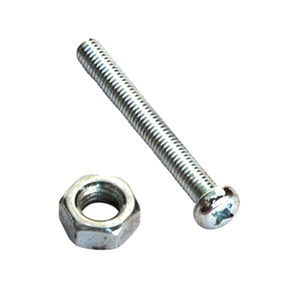Champion M6 x 16mm Number Plate Screw & Nut - 50pk
