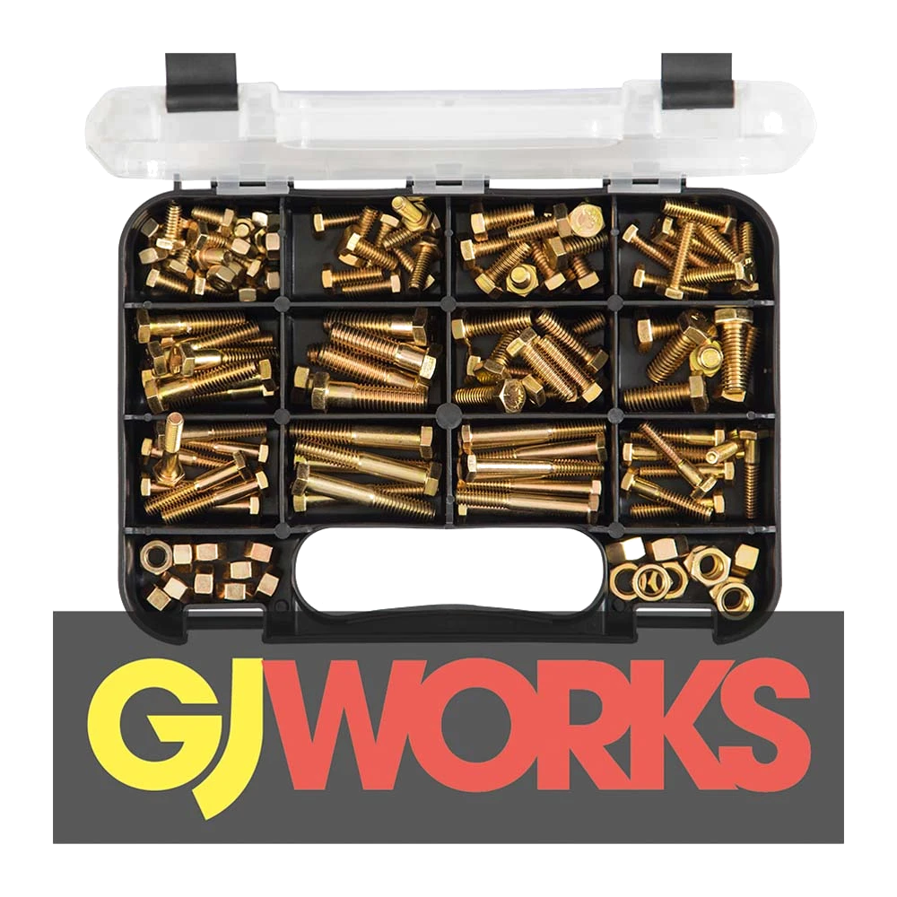 Champion GJ Grab Kit 130pc High Tensile Hex Bolts & Nuts -UN