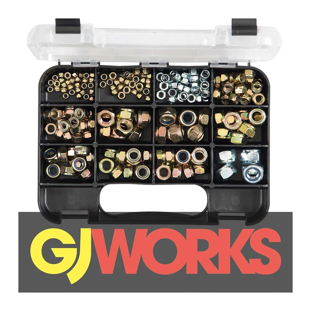 Champion GJ Grab Kit 195pc Self-Lock Nuts Metric