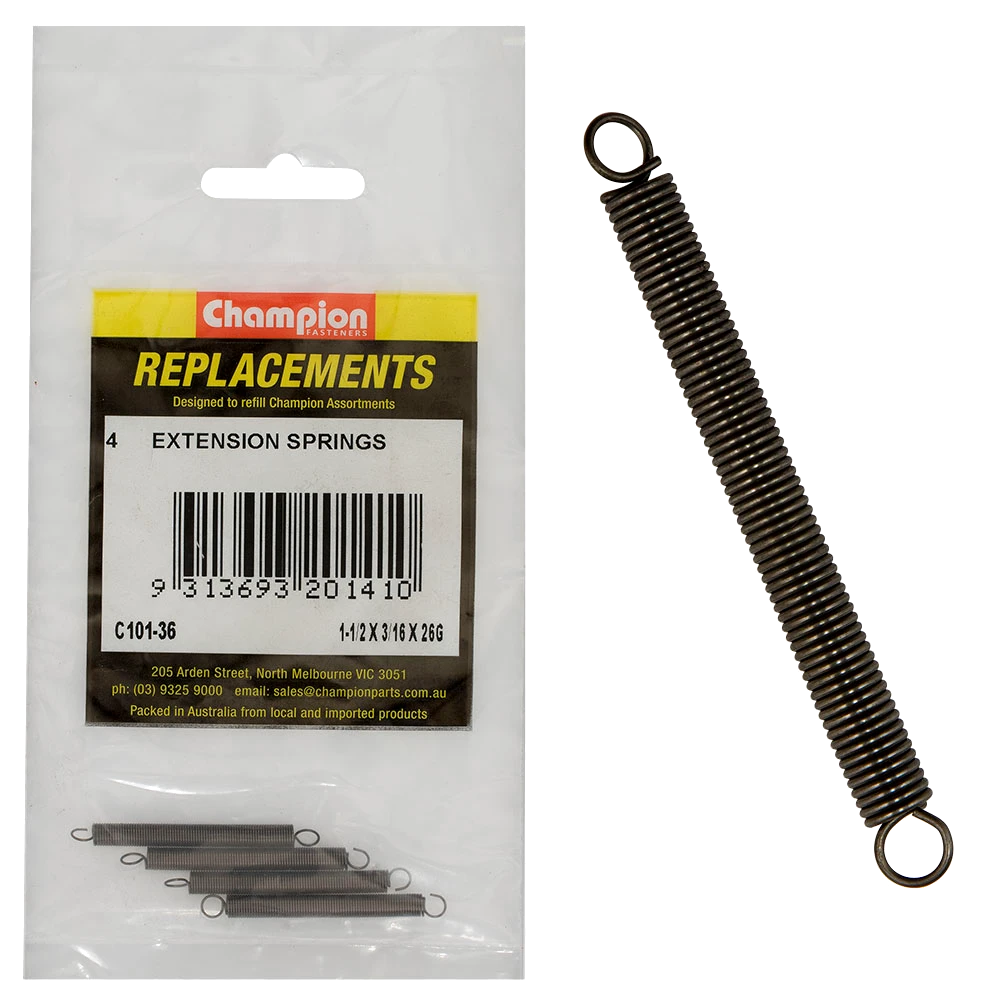 Champion 38 x 5 x 0.5mm Extension Spring