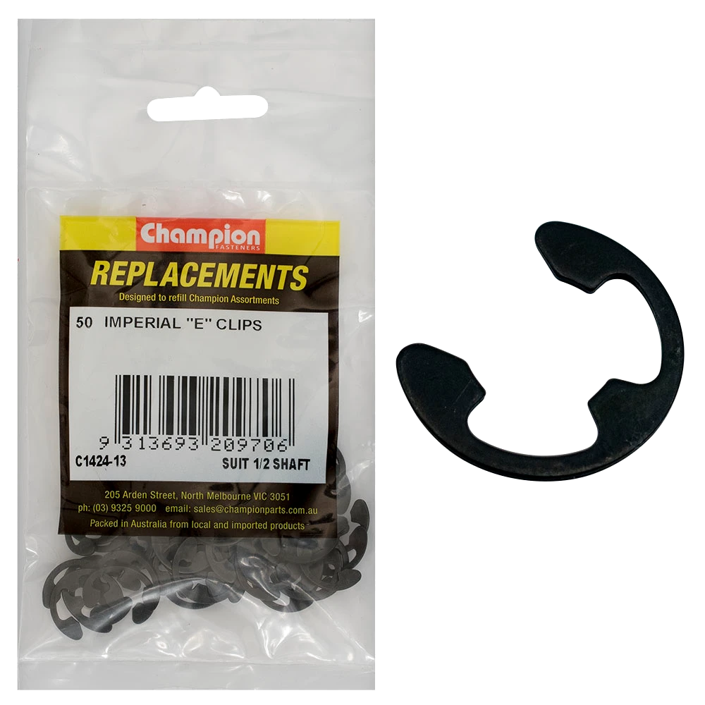Champion E-Clip Suit 1/2 Shaft -50pk
