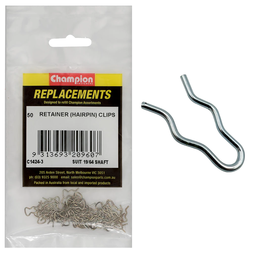 Champion Retainer Spring To Suit 19/64in Shaft -50pk