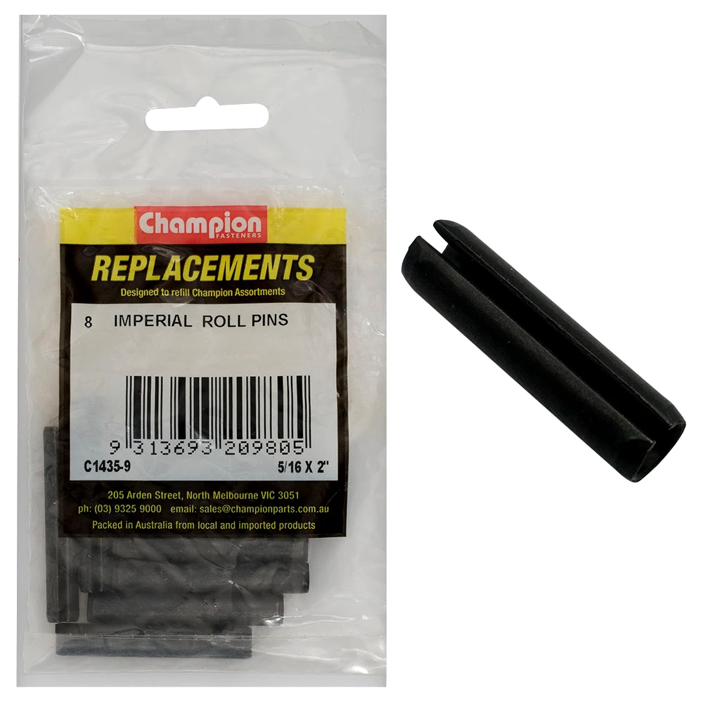 Champion 5/16in x 2in Roll Pin -8pk