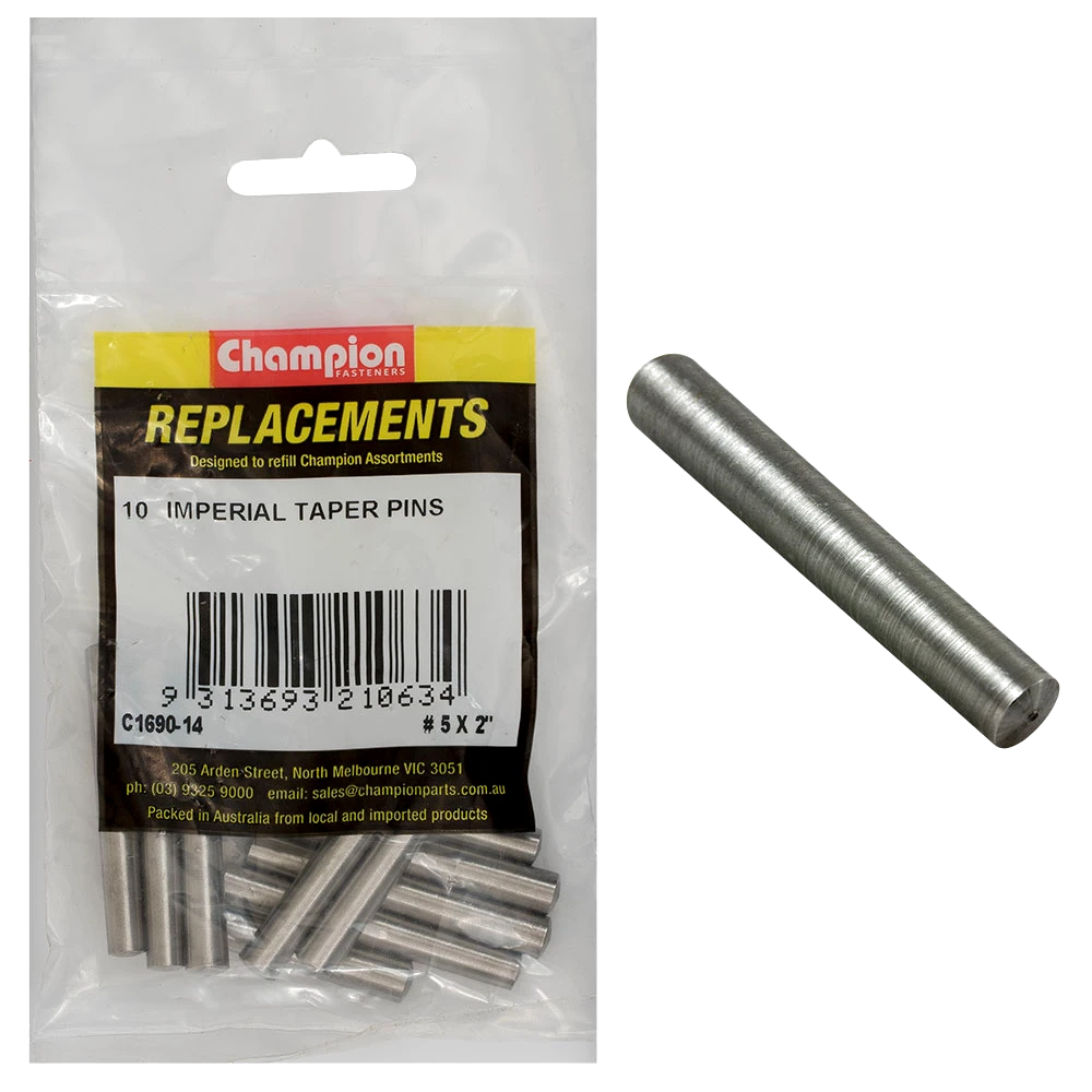 Champion #5 x 2in Taper Pin -10pk