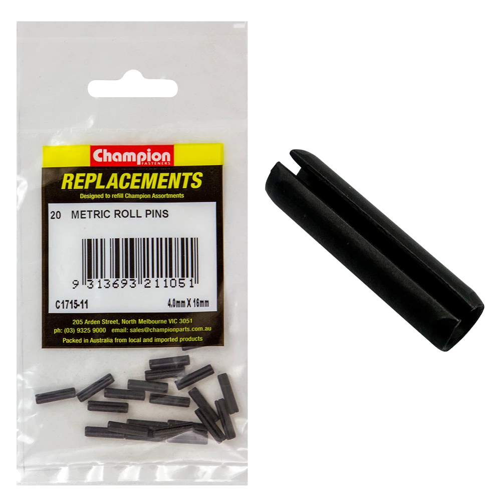 Champion 4mm x 16mm Roll Pin -20pk