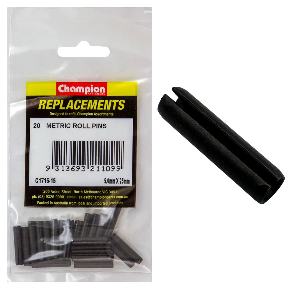 Champion 5mm x 25mm Roll Pin -20pk