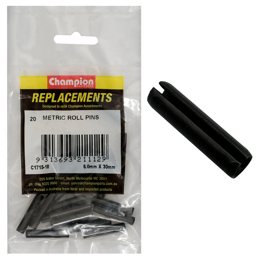 Champion 6mm x 30mm Roll Pin -20pk