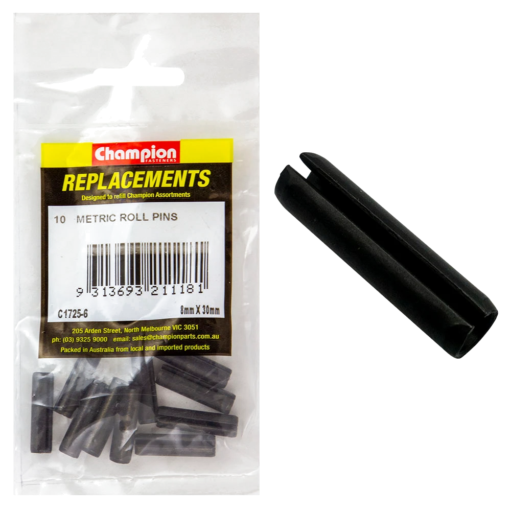Champion 8mm x 30mm Roll Pin -10pk