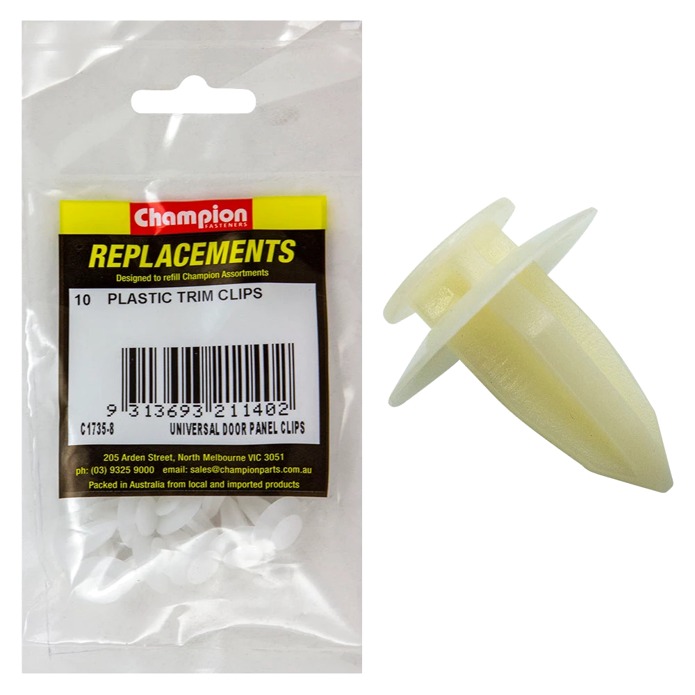 Champion Door Panel Clips Universal -10pk