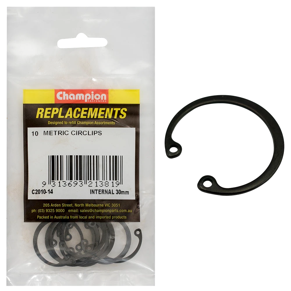 Champion 30mm internal Circlip -10pk
