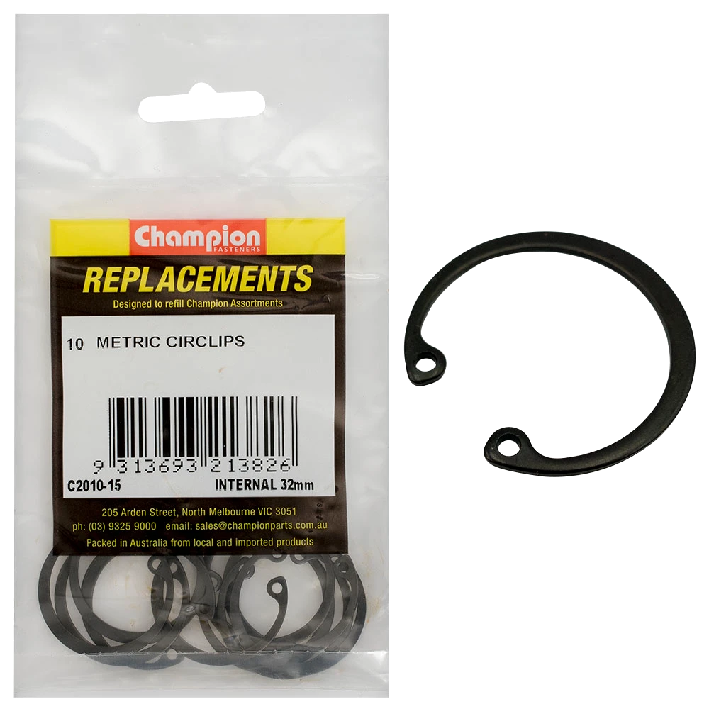 Champion 32mm internal Circlip -10pk