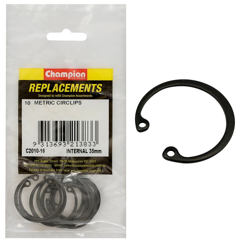 Champion 35mm internal Circlip -10pk