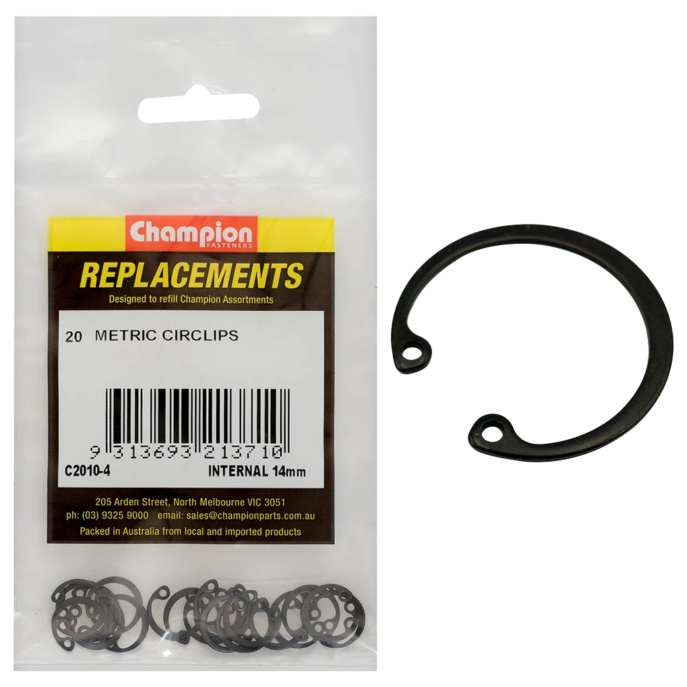 Champion 14mm internal Circlip -20pk