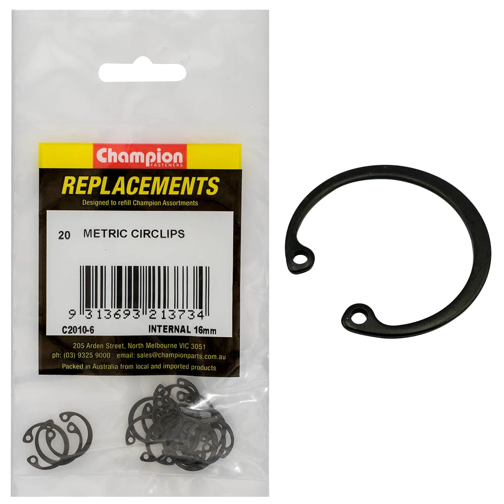 Champion 16mm internal Circlip -20pk