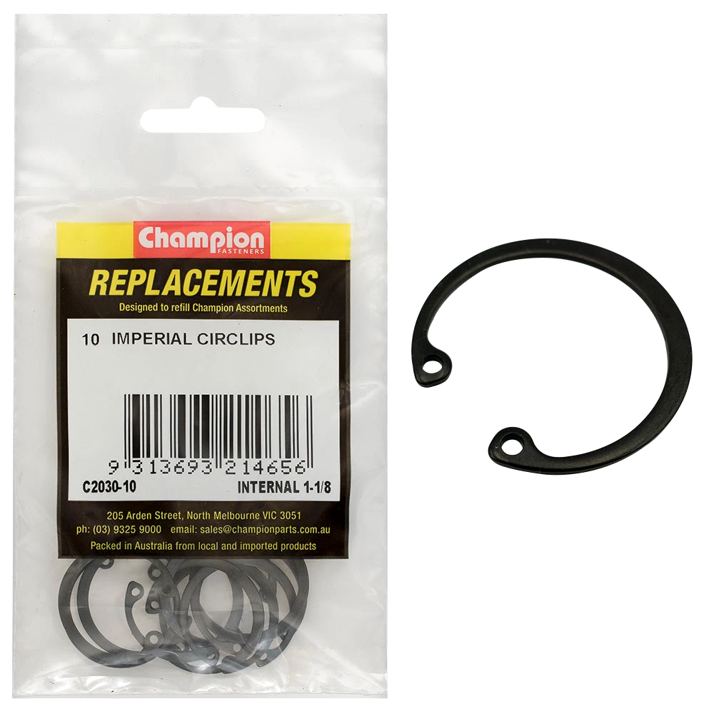 Champion 1-1/8in Imperial internal Circlip -10pk