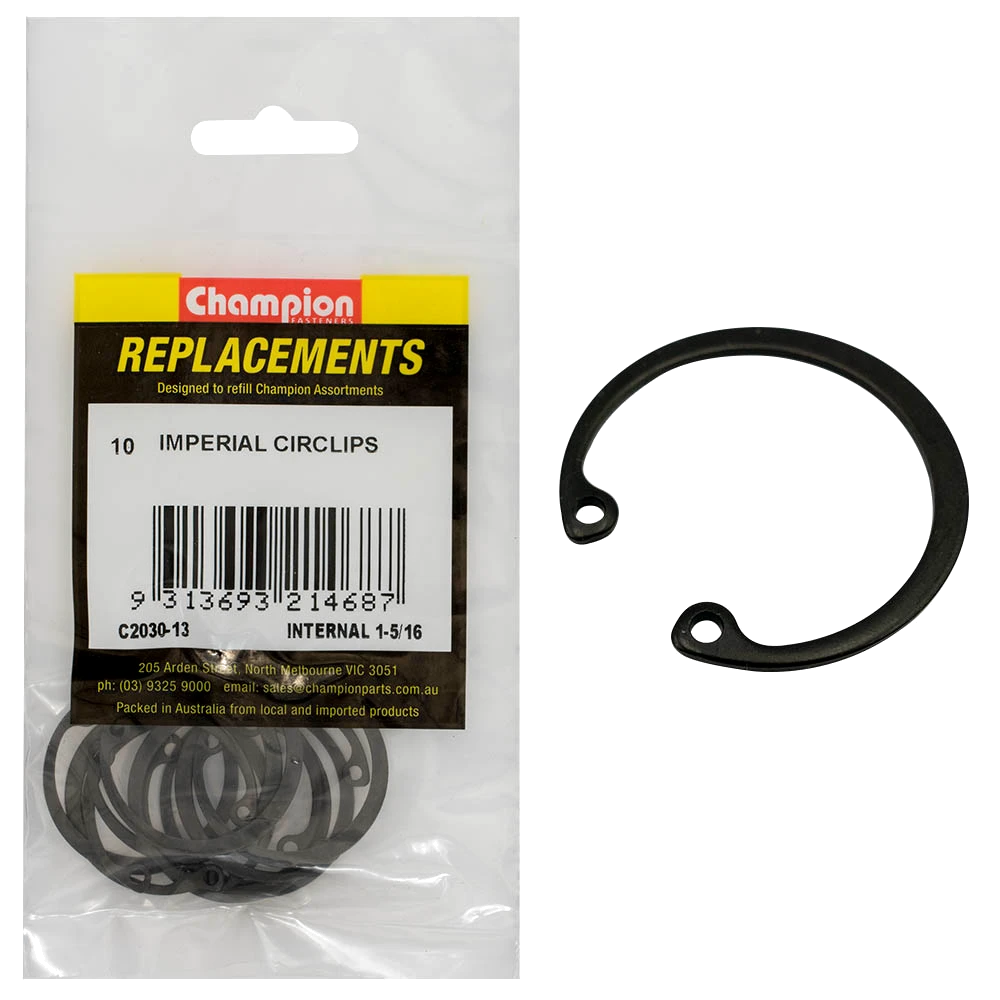Champion 1-5/16in Imperial internal Circlip -10pk