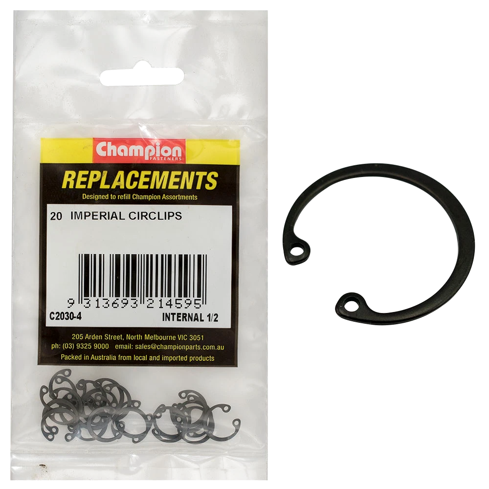 Champion 1/2in Imperial internal Circlip -20pk
