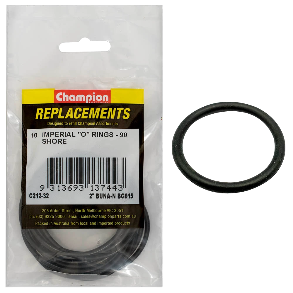 Champion 2in (Tube Ref) x 2.337 (I.D.) x .118 (Sec.) O-Ring