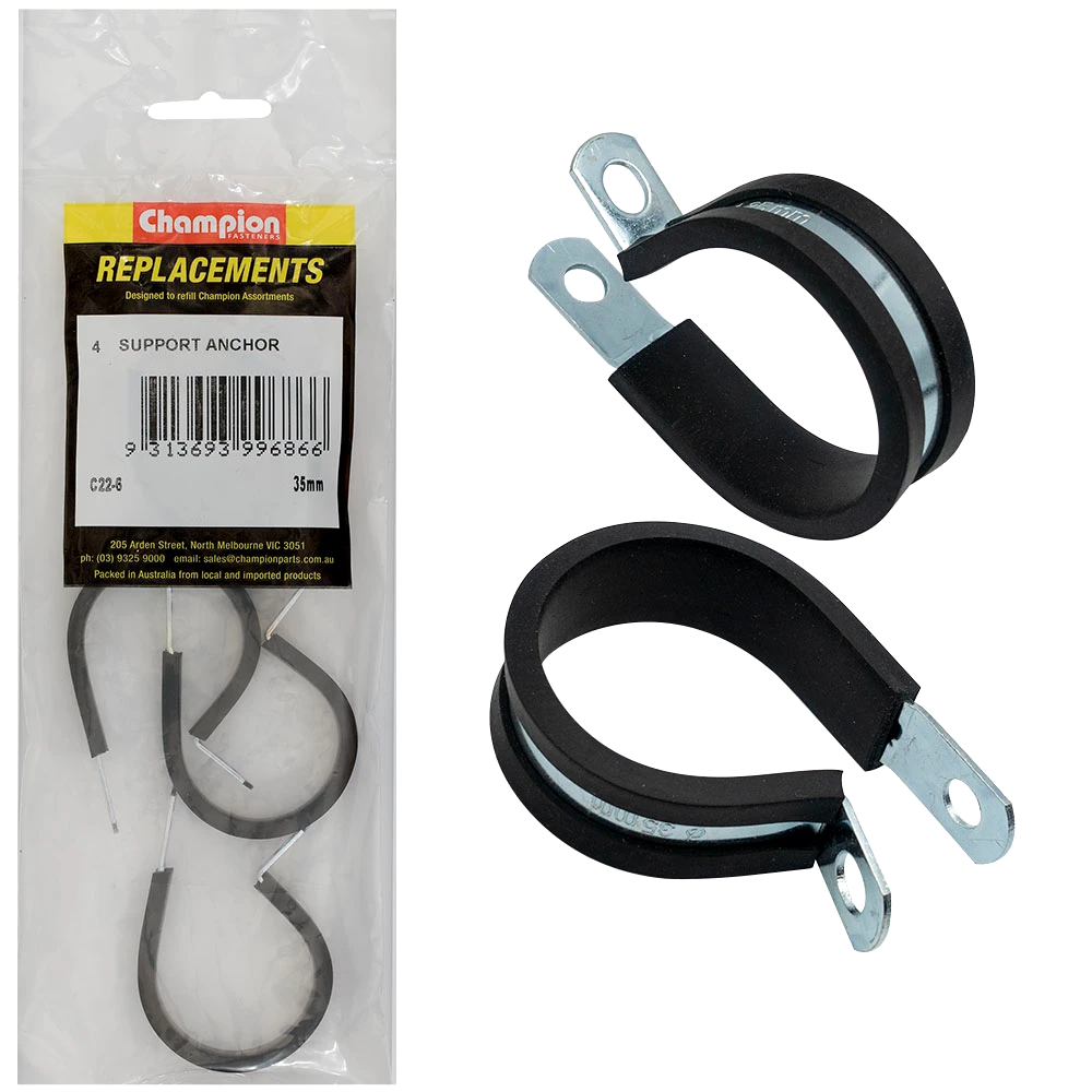 Champion 35mm Pipe Support Anchor -4pk