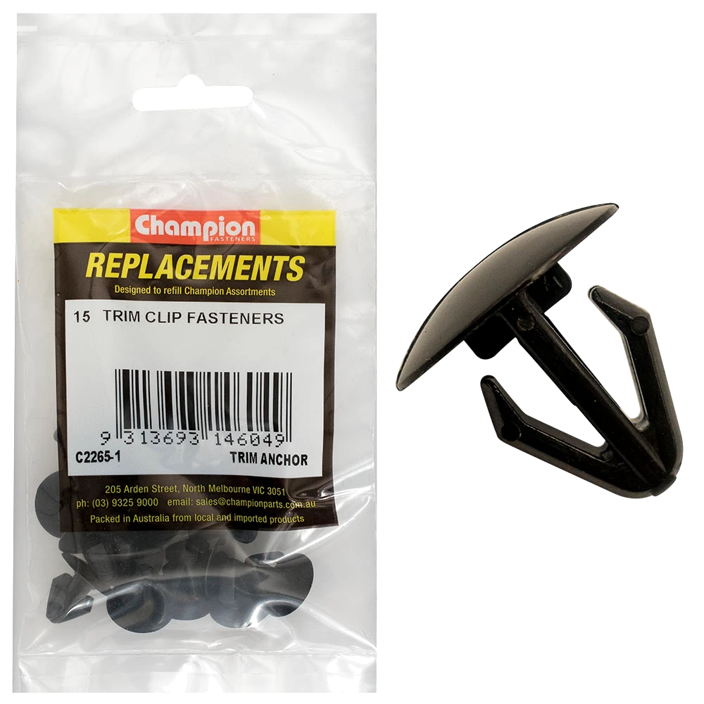 Champion Trim Anchor Clip -15pk