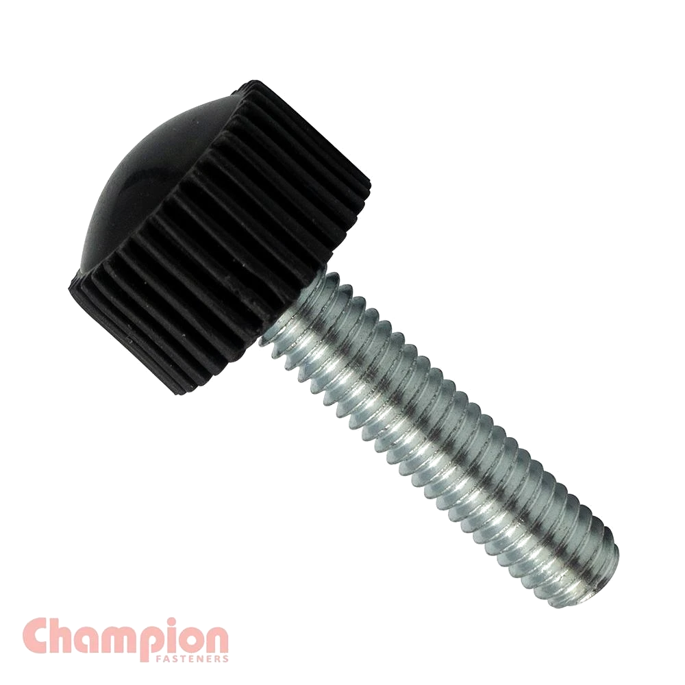 Champion Thumb Screws-Round Knurled - M6 x 16mm - Z/P