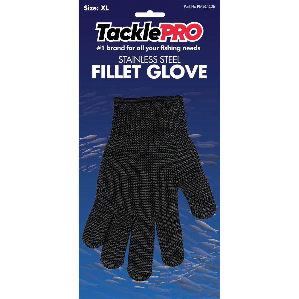 TacklePro Stainless Steel Fillet Glove (XL)