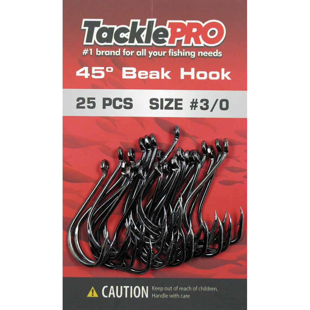 TacklePro 45deg. Beak Hook #3/0 - 25pc