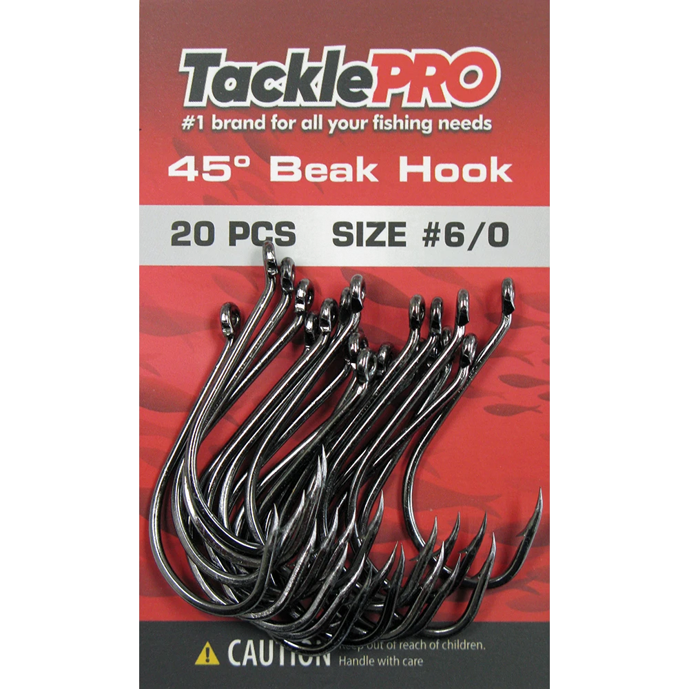 TacklePro 45deg. Beak Hook #6/0 - 20pc