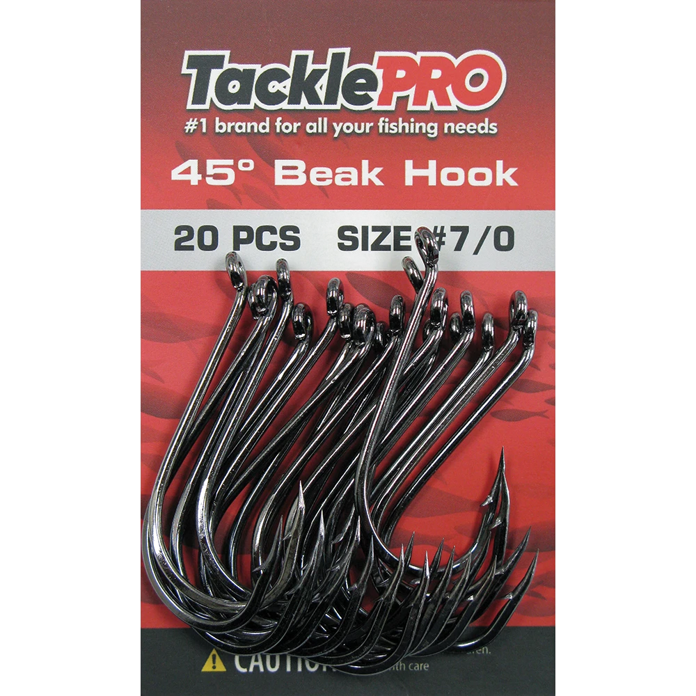 TacklePro 45deg. Beak Hook #7/0 - 20pc