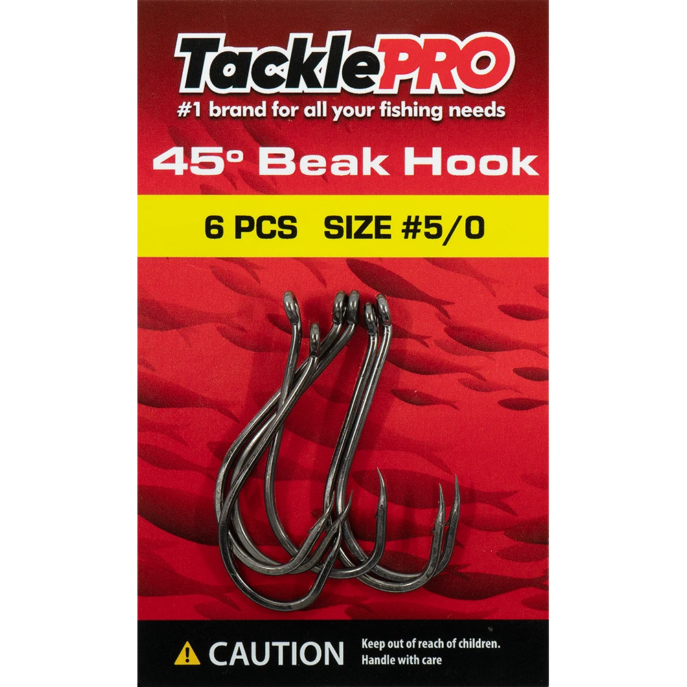 TacklePro 45deg. Beak Hook #5/0 - 6pc