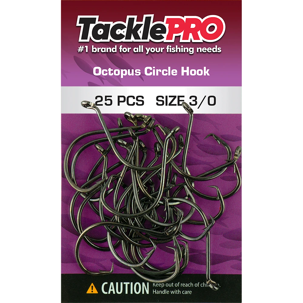 TacklePro Octopus Circle Hook 3/0 - 25pc