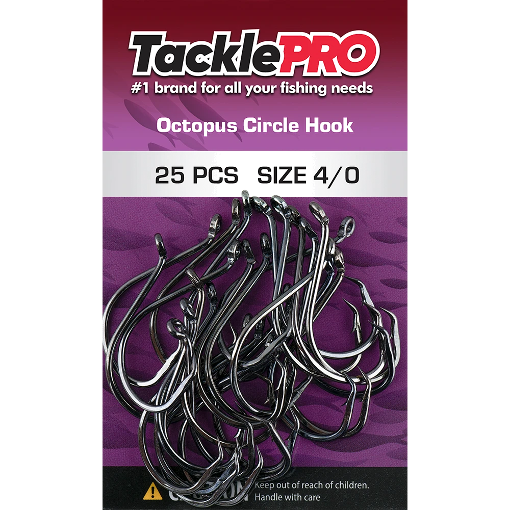 TacklePro Octopus Circle Hook 4/0 - 25pc