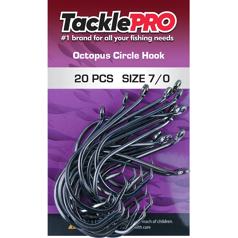TacklePro Octopus Circle Hook 7/0 - 20pc