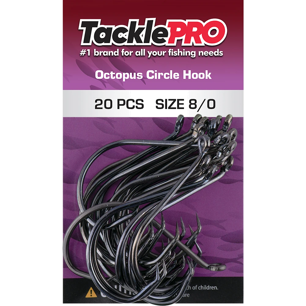 TacklePro Octopus Circle Hook 8/0 - 20pc