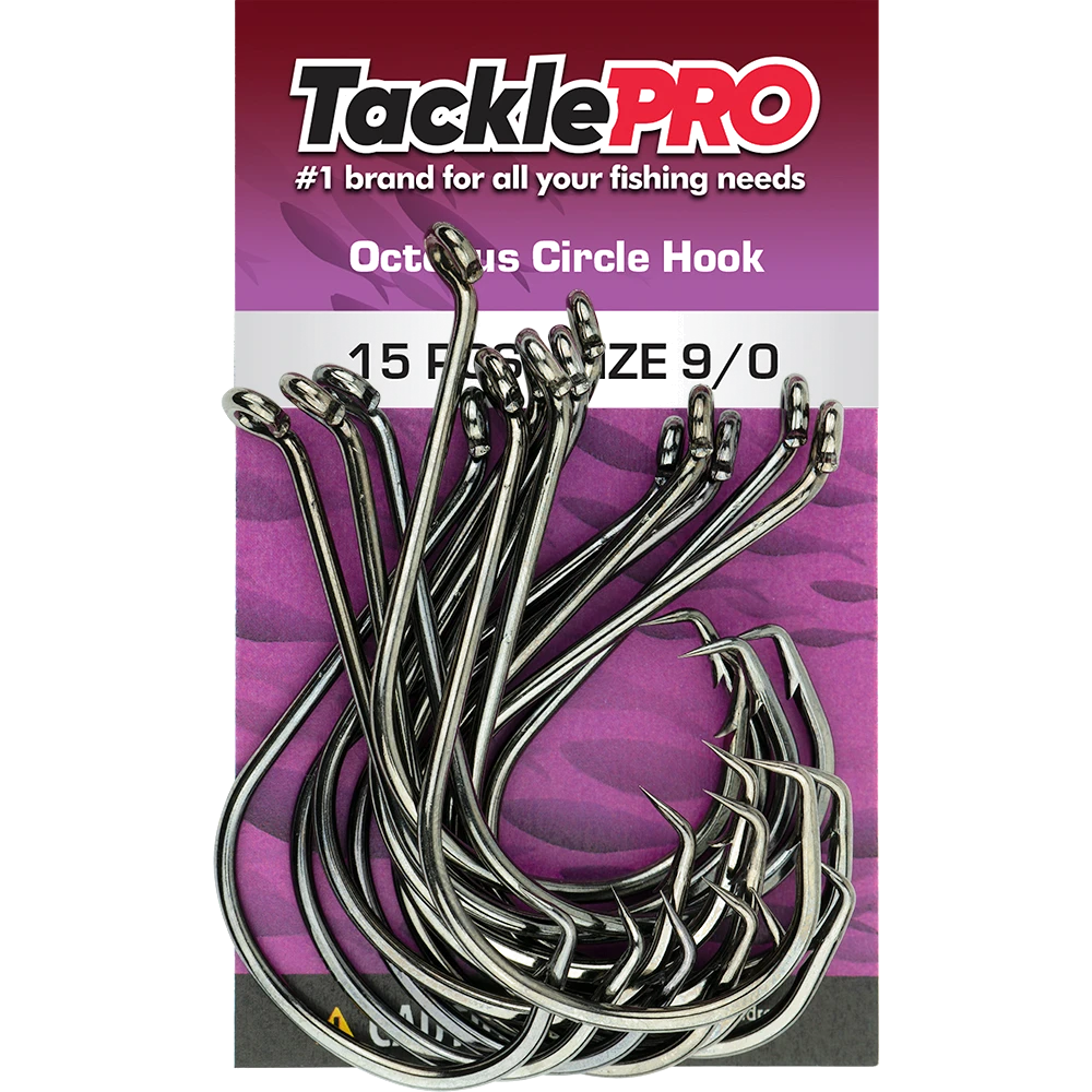 TacklePro Octopus Circle Hook 9/0 - 15pc